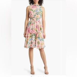 Eliza J Floral Sleeveless Dress